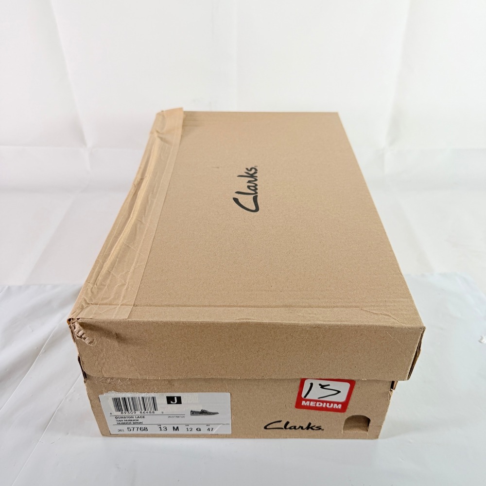 Clarks‎ Durston Lace Tan Nubuck Men's Shoes Size 13 M New with Box - Picture 11 of 11